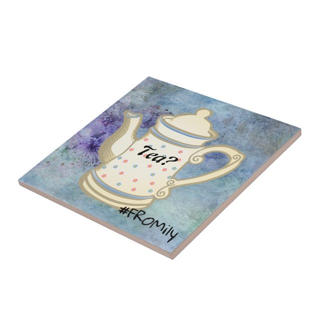 Tea? #FROMily From Fandom Liu Diner Design Tile (Side)
