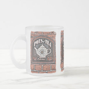 TEA FROSTED GLASS COFFEE MUG
