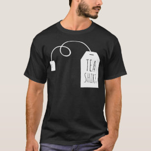 Tea funny tea lover tea bag hot drinks word game T-Shirt