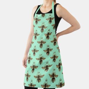 Tea Garden Bee Series Design 11  Apron