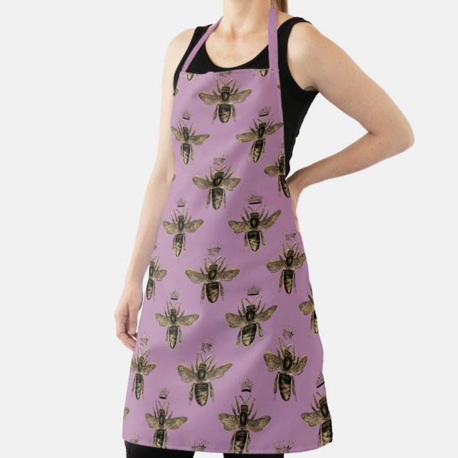 Tea Garden Bee Series Design 4 Apron (Insitu)