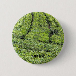 Tea gardens of Munnar on 6 Cm Round Badge