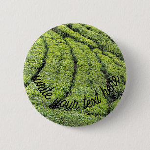 Tea gardens of Munnar on 6 Cm Round Badge