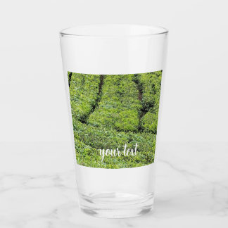 Tea gardens of Munnar on Glass