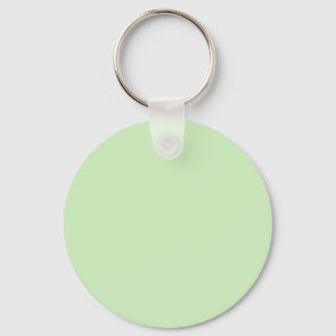 Tea Green D0F0C0 Colour - With Option to Add a Nam Key Ring