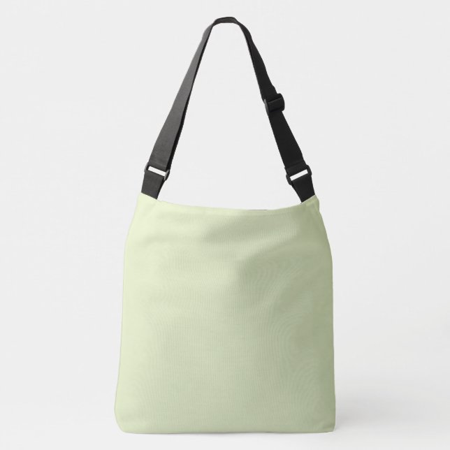 Tea Green Solid Blank Colour Crossbody Bag (Front)