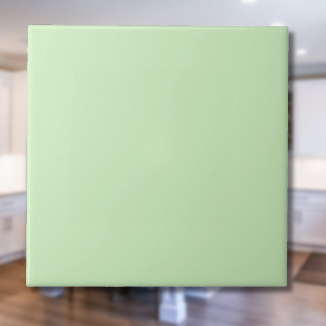 Tea Green Solid Colour | Classic | Elegant Tile (Creator Uploaded)