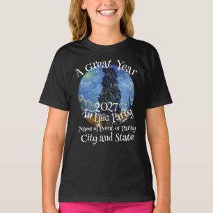Tea HG FV LF Brunch Lunch Patio Garden 2027 Party T-Shirt