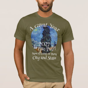 Tea HG FV LF Brunch Lunch Patio Garden 2027 Party T-Shirt
