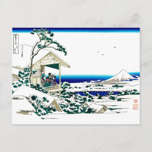 Tea House Hokusai Japanese Fine Art Postcard