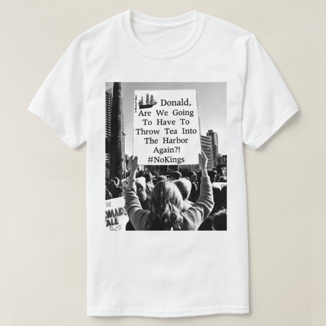 Tea In The Harbour (2-sided) - A MisterP Shirt (Design Front)