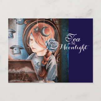 Tea in the Moonlight Postcard