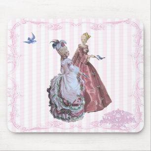 Tea in the Rose Garden at Versailles Mousepad