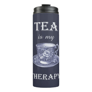 Tea Is My Therapy Thermal Tumbler
