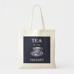Tea Is My Therapy Tote Bag