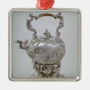 Tea kettle and stand by C.Kandler, London, 1730 Metal Tree Decoration