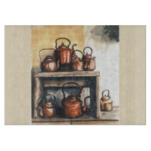 Tea Kettle Watercolor Art