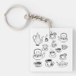 Tea Key Ring