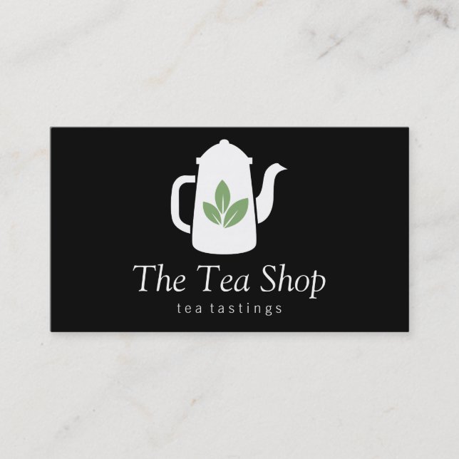 Tea Leaf | Teapot Business Card (Front)