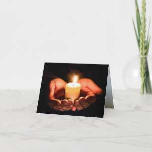 Tea Light Holiday Card