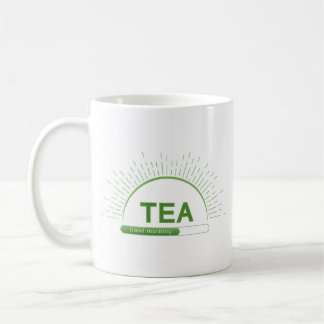 Tea Lover Good Morning Green Mug