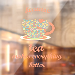 Tea Lover Window Cling