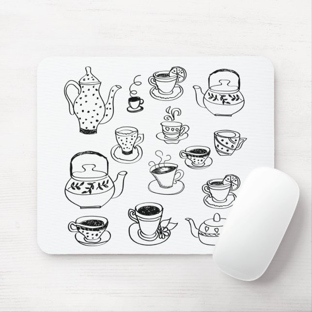 Tea Mouse Mat (With Mouse)
