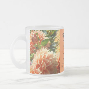 Tea Mugs Orange Dahlia Flowers Teas mug