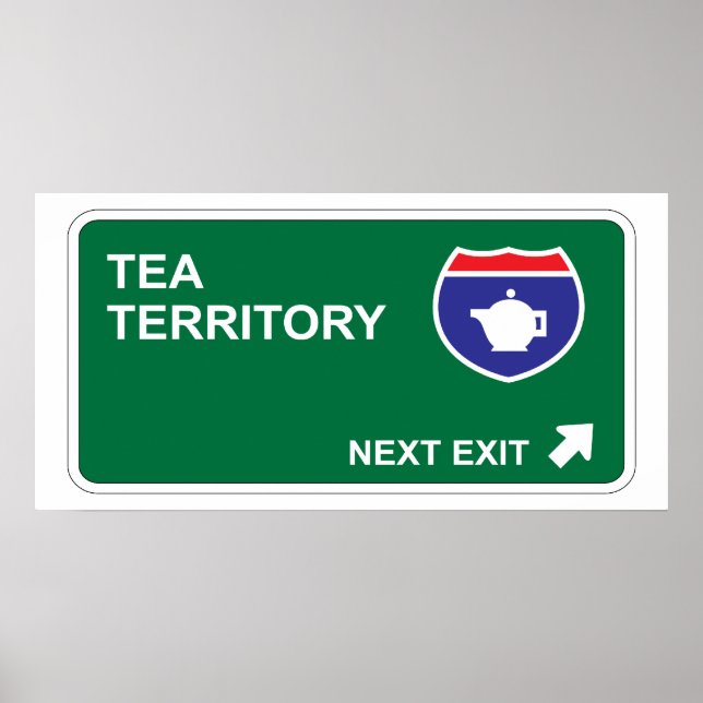 Tea Next Exit Poster (Front)