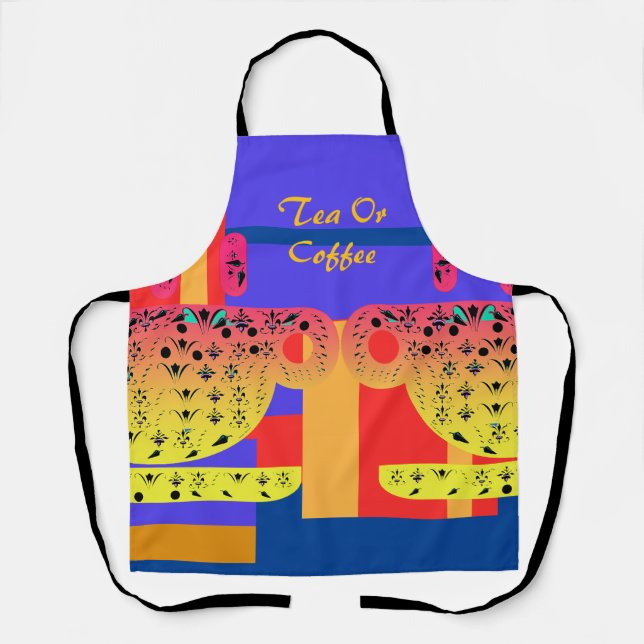 Tea Or Coffee  Apron (Front)