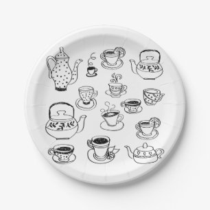 Tea Paper Plate