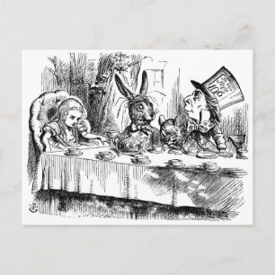 Tea Parties & Madness Postcard