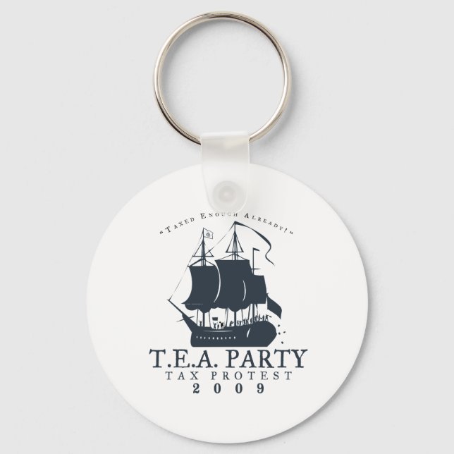 Tea Party 2009 Key Ring (Front)