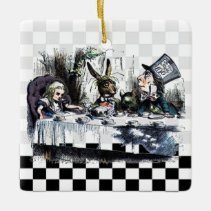 Tea Party 2 Ceramic Ornament