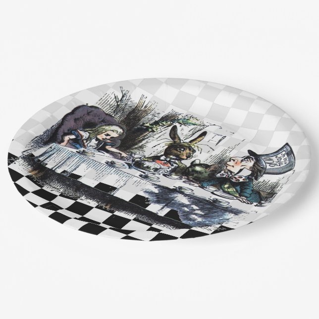 Tea Party 2 Paper Plate (Angled)