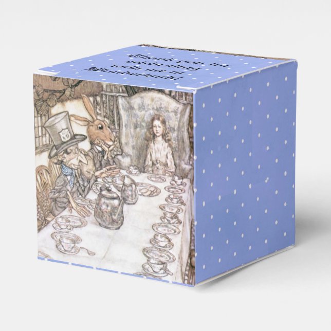 Tea Party 6 Favour Box (Front Side)