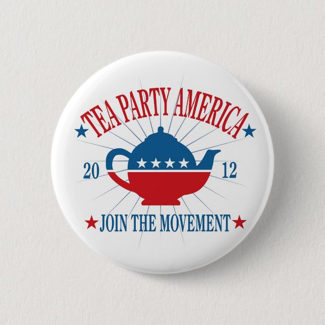 Tea Party America Button (Front)
