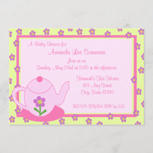 Tea Party/ Baby Shower Invitation