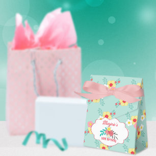Tea Party Birthday  Favour Box