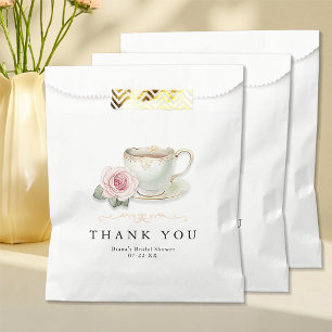Tea Party Bridal Shower Favour Bag – Thank You 
