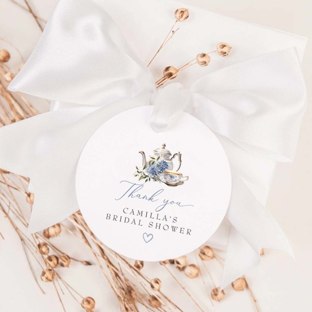 Tea Party Bridal Shower Favour Tags (Creator Uploaded)