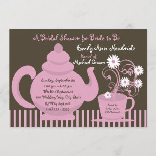 Tea Party Bridal Shower Invitation