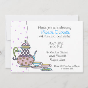 Tea Party - Bridal Shower - invitation