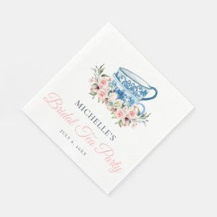 Tea Party Bridal Shower Napkin