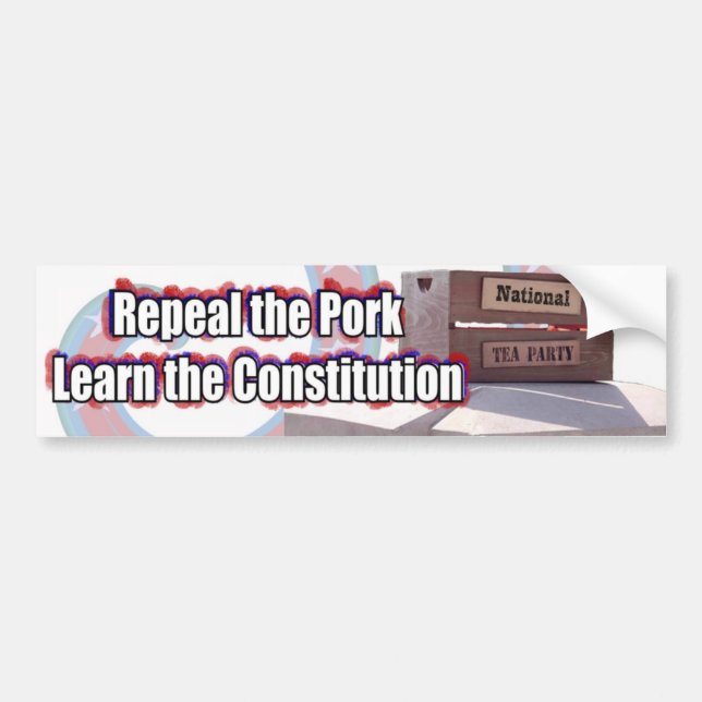 Tea Party Bumper Sticker (Front)