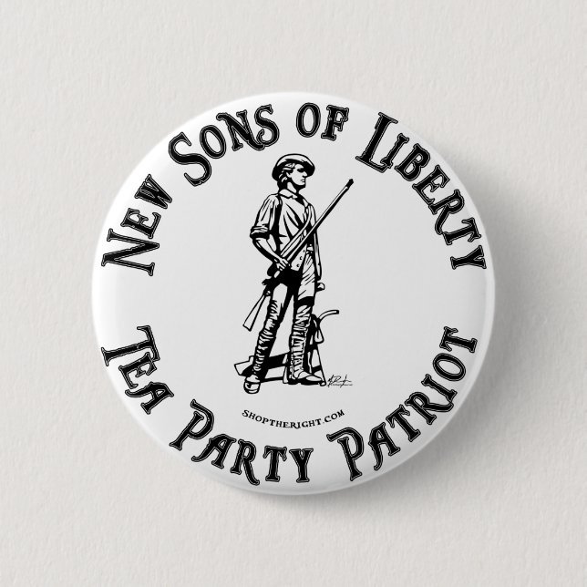 Tea Party Button (Front)