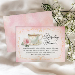 Tea Party Display Shower Card – Love is Brewing