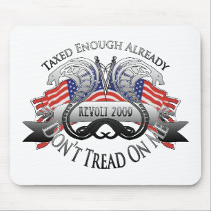 Tea Party Don't Tread On Me Mouse Mat
