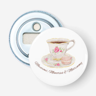 Tea Party Elegant Bridal Shower Bachelorette Bottle Opener