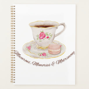 Tea Party Elegant Bridal Shower Bachelorette Planner